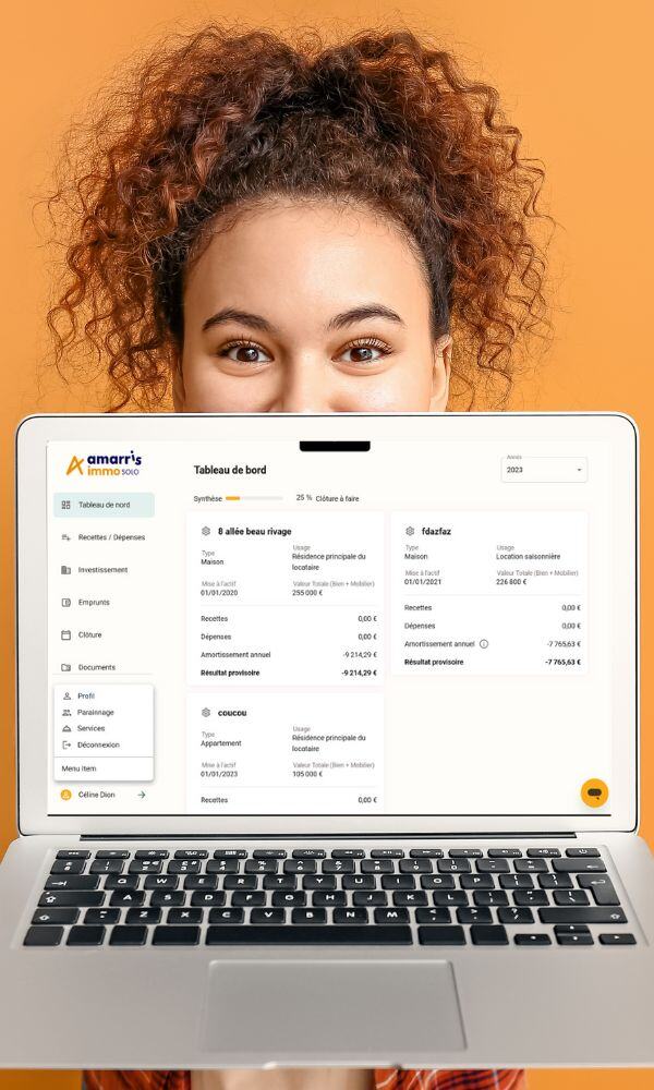 Amarris immo SOLO - logiciel LMNP Amarris immo SOLO - logiciel LMNP